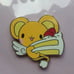 MAMOBOT Angel Food Cake Fairy Teddy Bear fantasy hard enamel pin