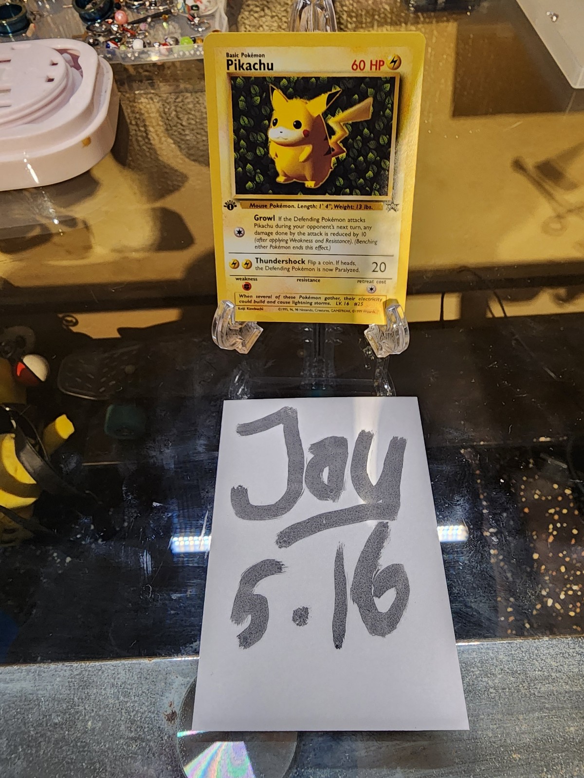 Pikachu [1st Edition Error] #1 (Pokemon Promo)