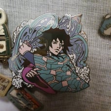 Giyu Tomioka Enamel Pin