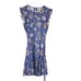 Marine Layer NWT Laney Mini Dress Linen Blend Marlin Hibiscus Size XL Rope Belt