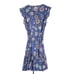 Marine Layer NWT Laney Mini Dress Linen Blend Marlin Hibiscus Size XL Rope Belt