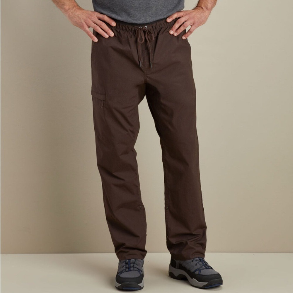 Duluth Trading Co. Canyoneer Convertible Roll Up Drawstring Pull On Pants