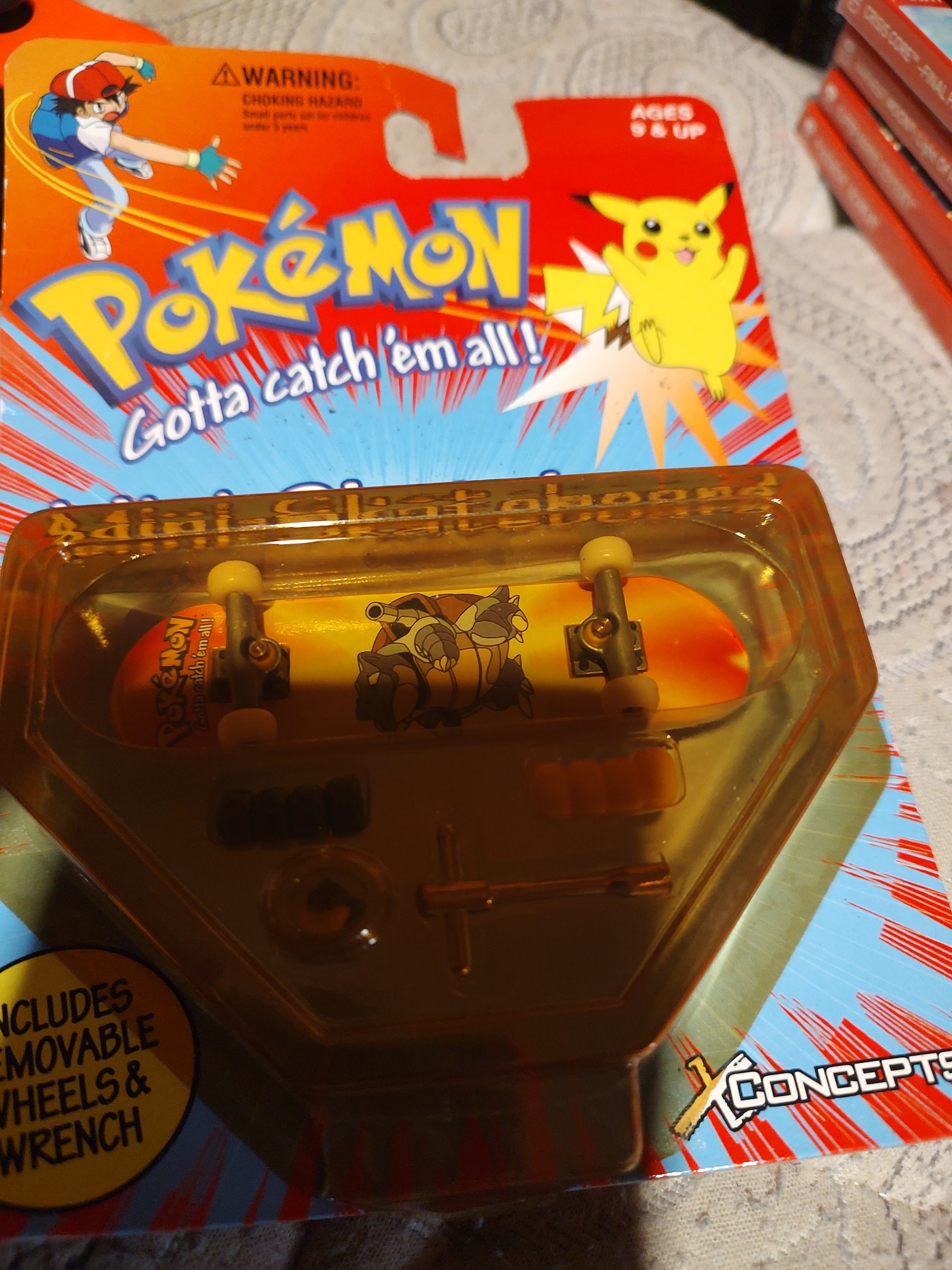 Pokemon mini skateboard set of 3 Blastoise and jiggle puff etc