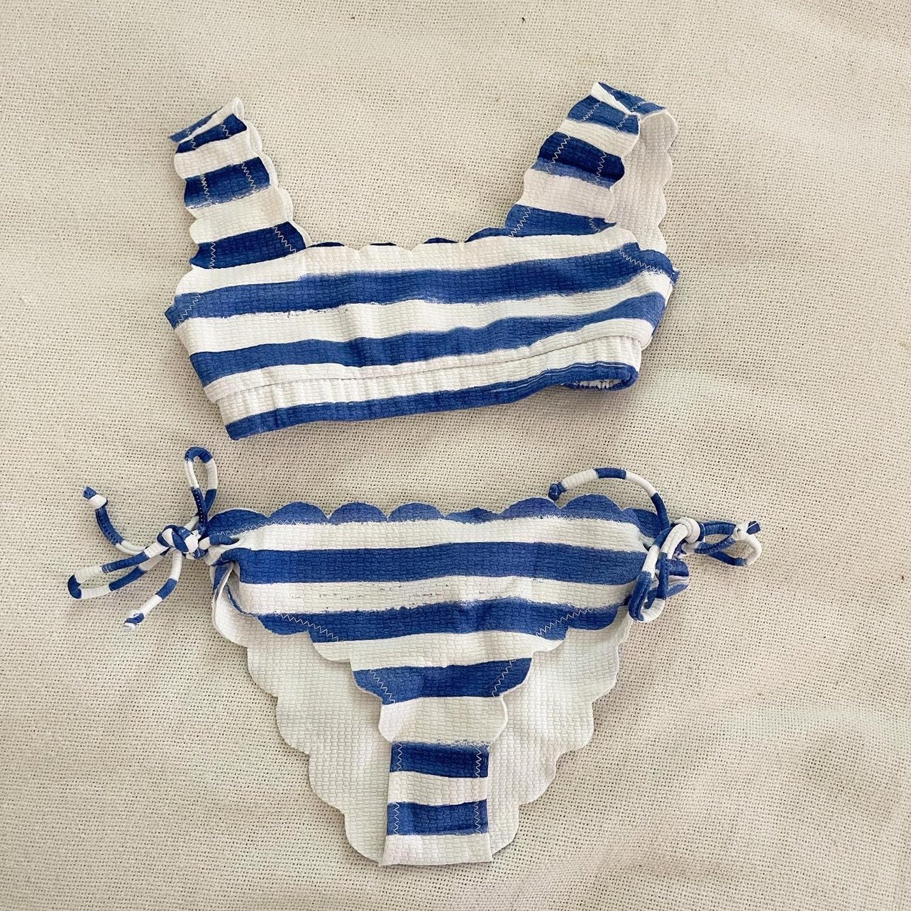 Marysia bumby stripe bikini sz2