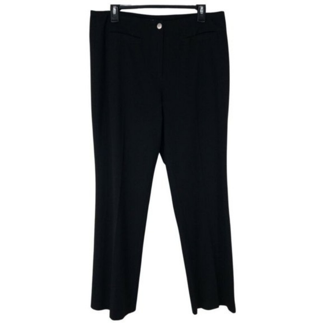 Vanilia Dress Pants Sz EUR 44N Usa 14 Black Womens