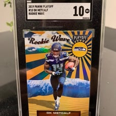 DK Metcalf #10 Rookie Card Graded 10