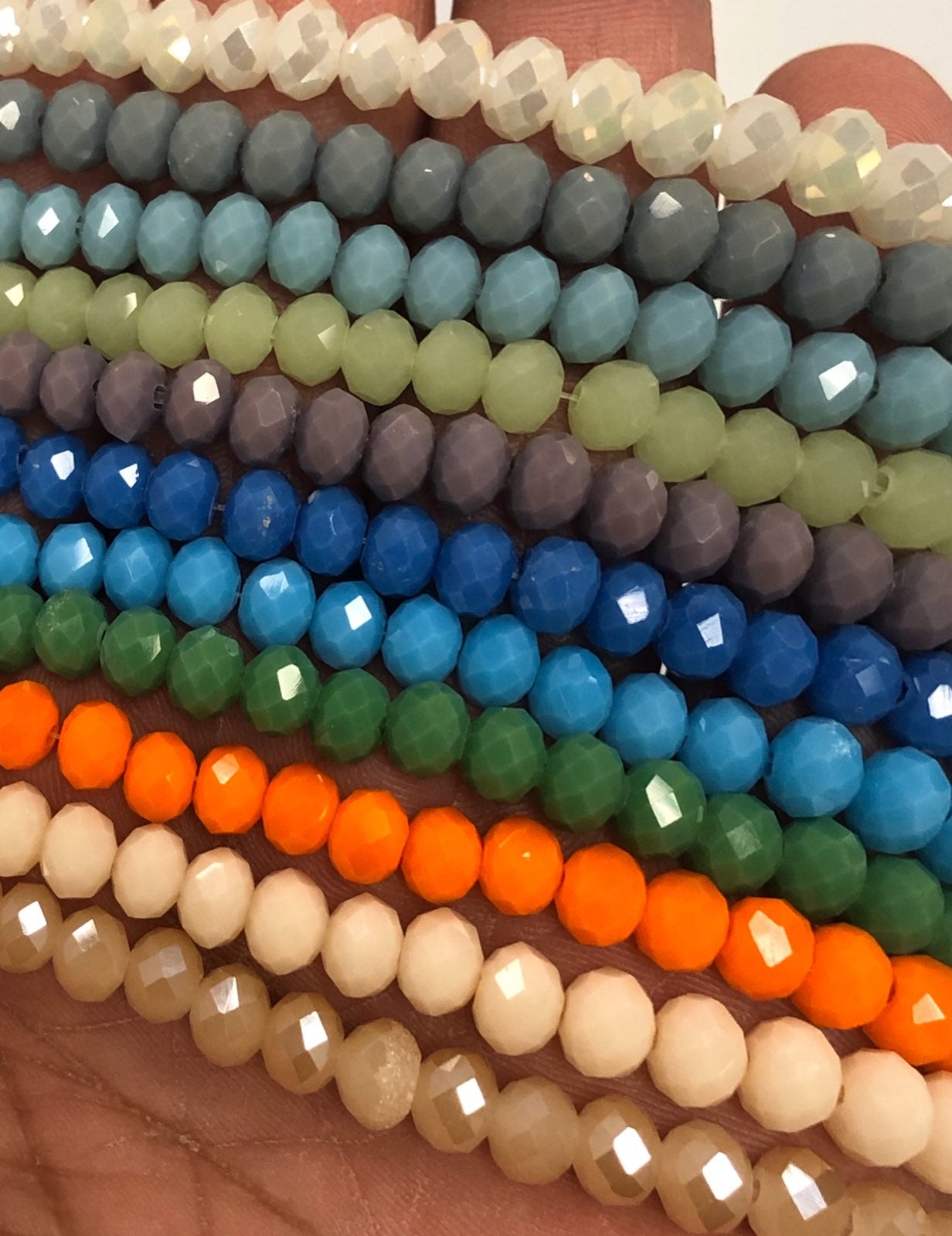 5000 Beads Lot of Fire Polish Glass Beads 4mm