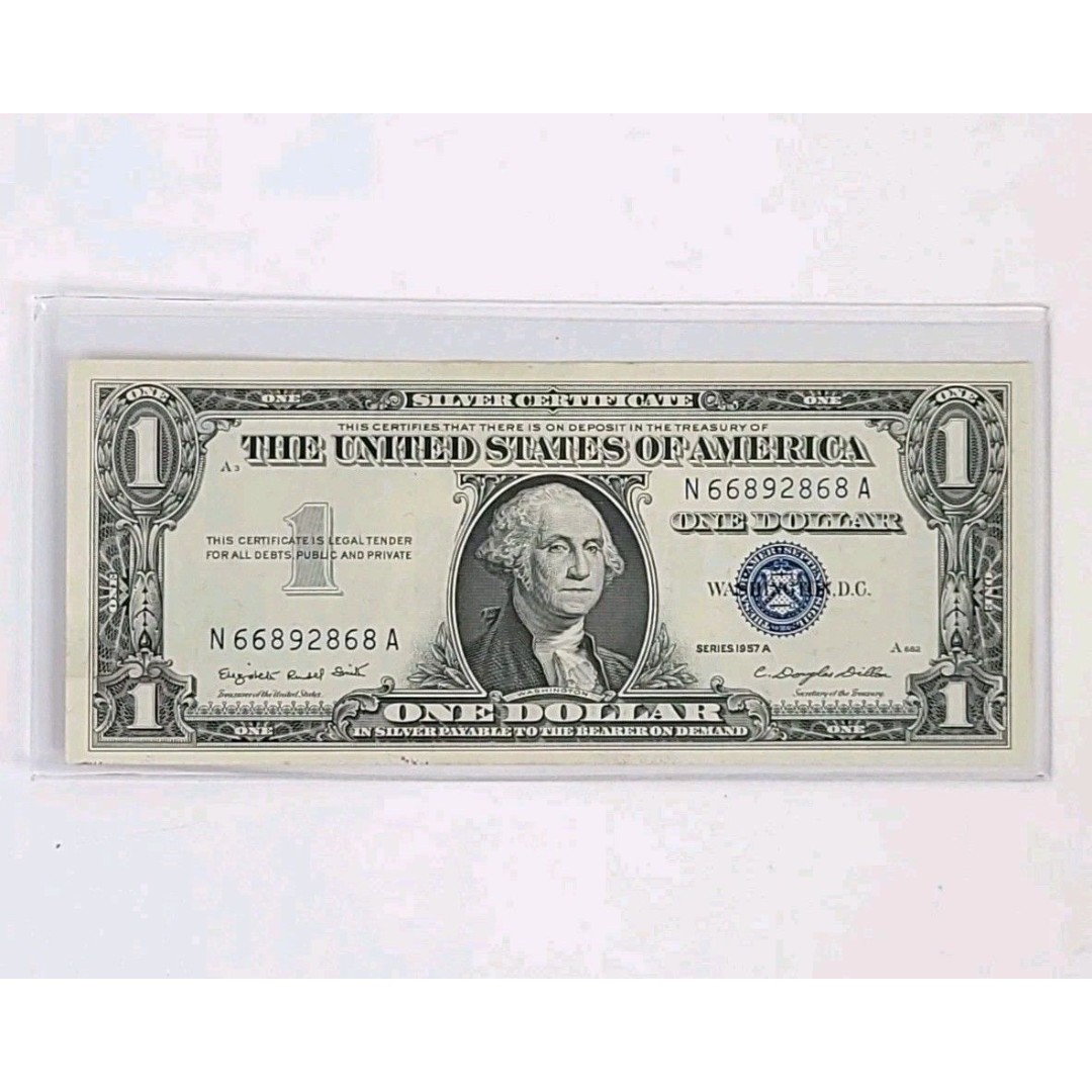 1957 Blue Seal Dollar Bill A Series Rare