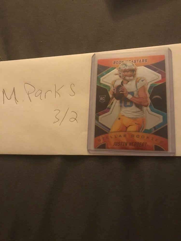 Justin Herbert rookies and stars