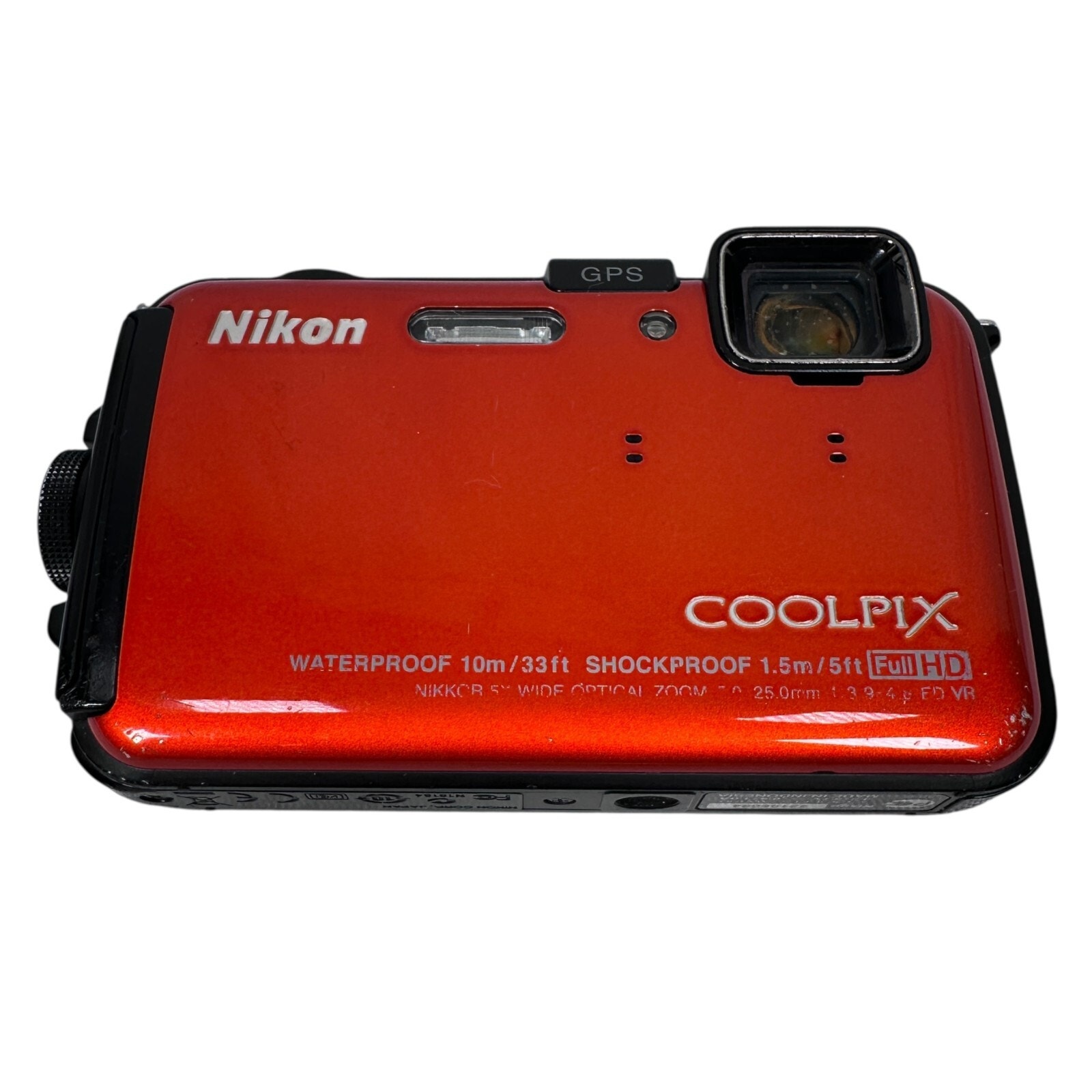 COOLPIX ニコン コンデジ Nikon AW100 オレンジ SDカード付き