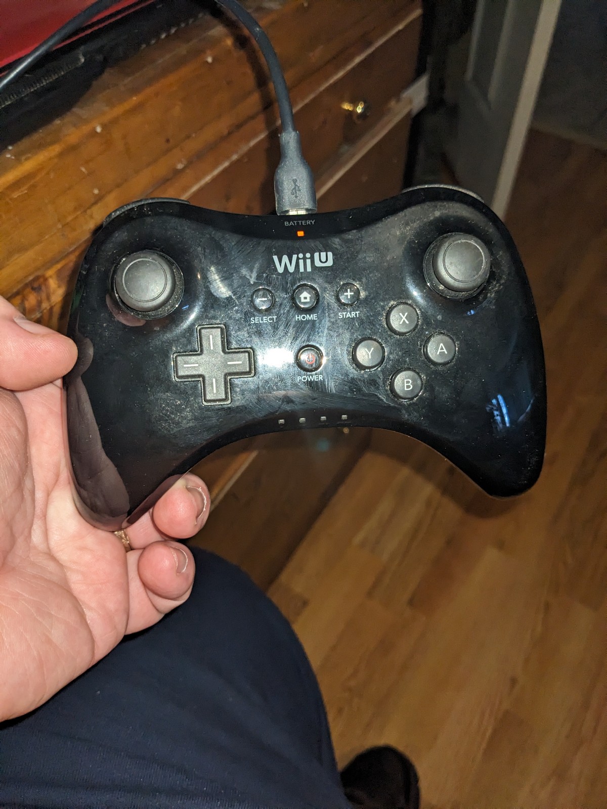 Wii U wireless controller gamepad pro