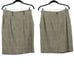 Vintage 80's OBR Skirt Tea Length Pencil Glen Plaid Yellow S Academia Clueless
