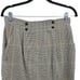Vintage 80's OBR Skirt Tea Length Pencil Glen Plaid Yellow S Academia Clueless