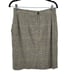 Vintage 80's OBR Skirt Tea Length Pencil Glen Plaid Yellow S Academia Clueless
