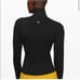 Lululemon always alert 1/2 zip cropped p