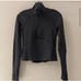 Lululemon always alert 1/2 zip cropped p