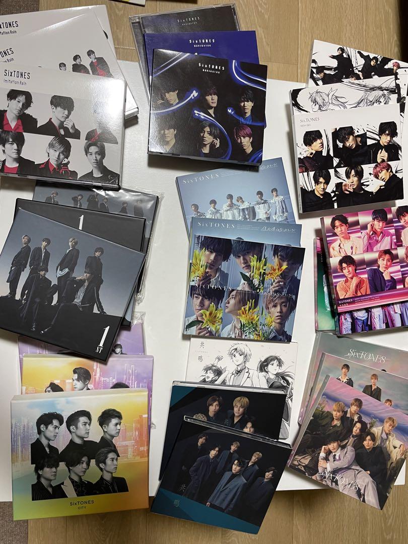 SixTONES CD, Blu-ray, bonus items, penlight, photo cards