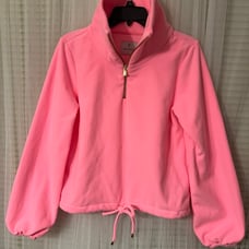 Dudley Stephens Boardwalk Pullover Cotton Candy Terry Fleece Small 1