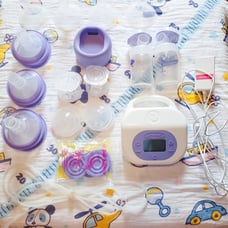 Pumping Bundle Lansinoh Smart Pump Lactation Massagers, Bra, Storage Bottles Bag