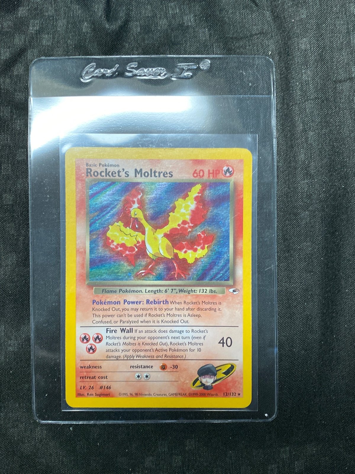 Pokémon Holo Rockets Moltres