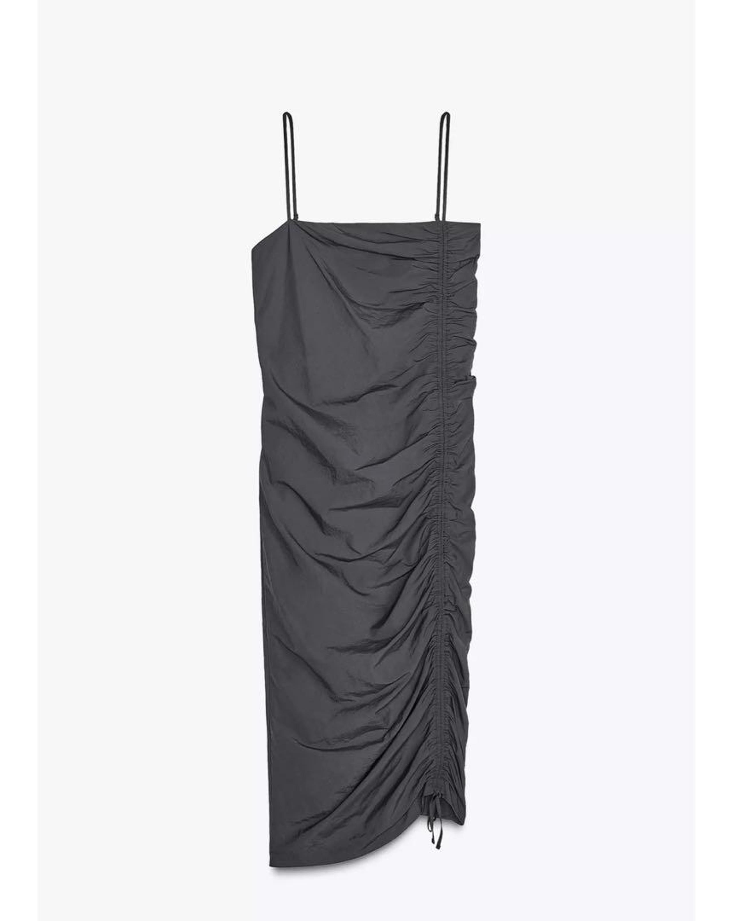 Draped Nylon Dress - ZARA