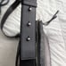AllSaints Crossbody Bag Black Pebbled Leather Fringe And Studs