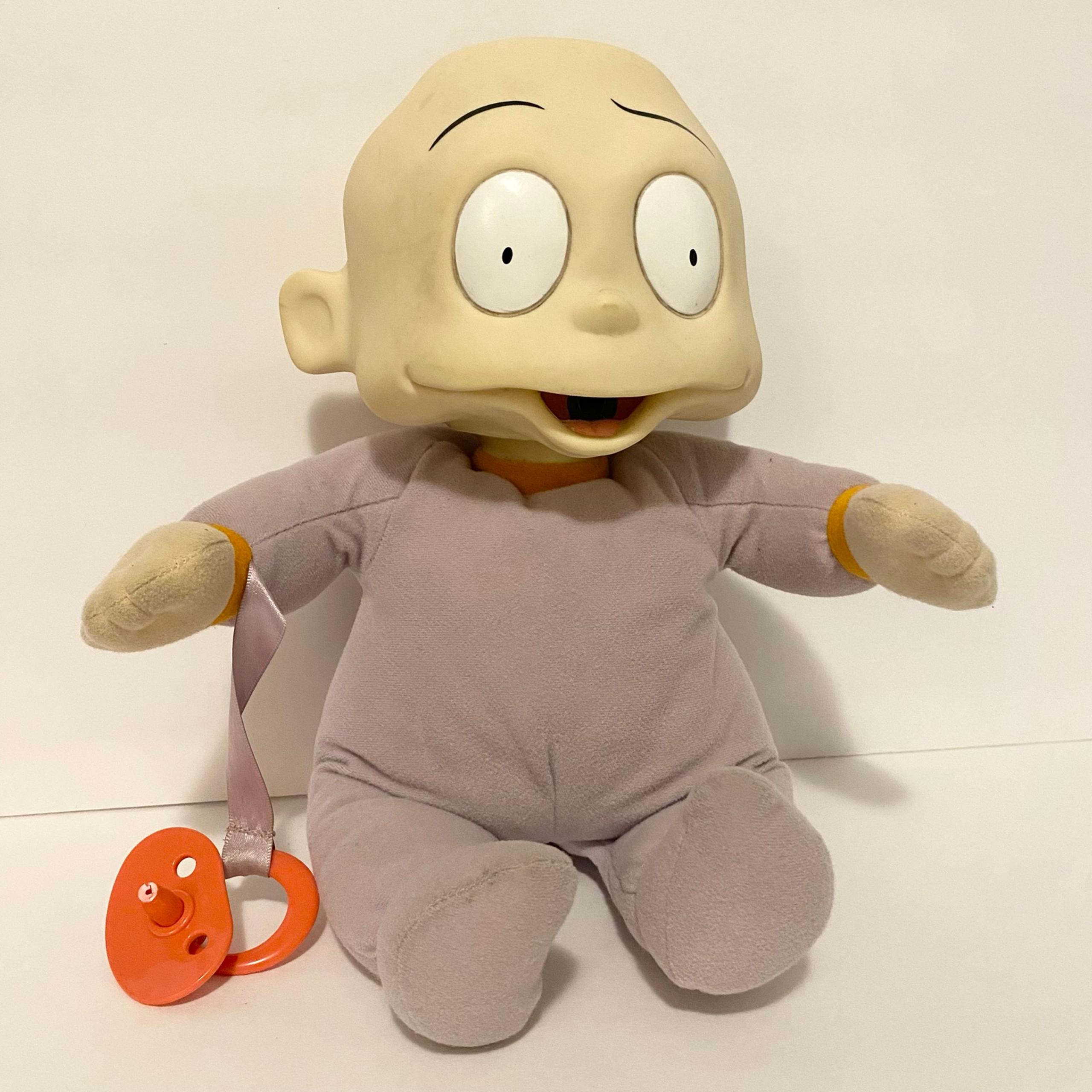 Vintage Viacom Nickelodeon Rugrats Dill Pickles Talking Baby Doll Soft Body