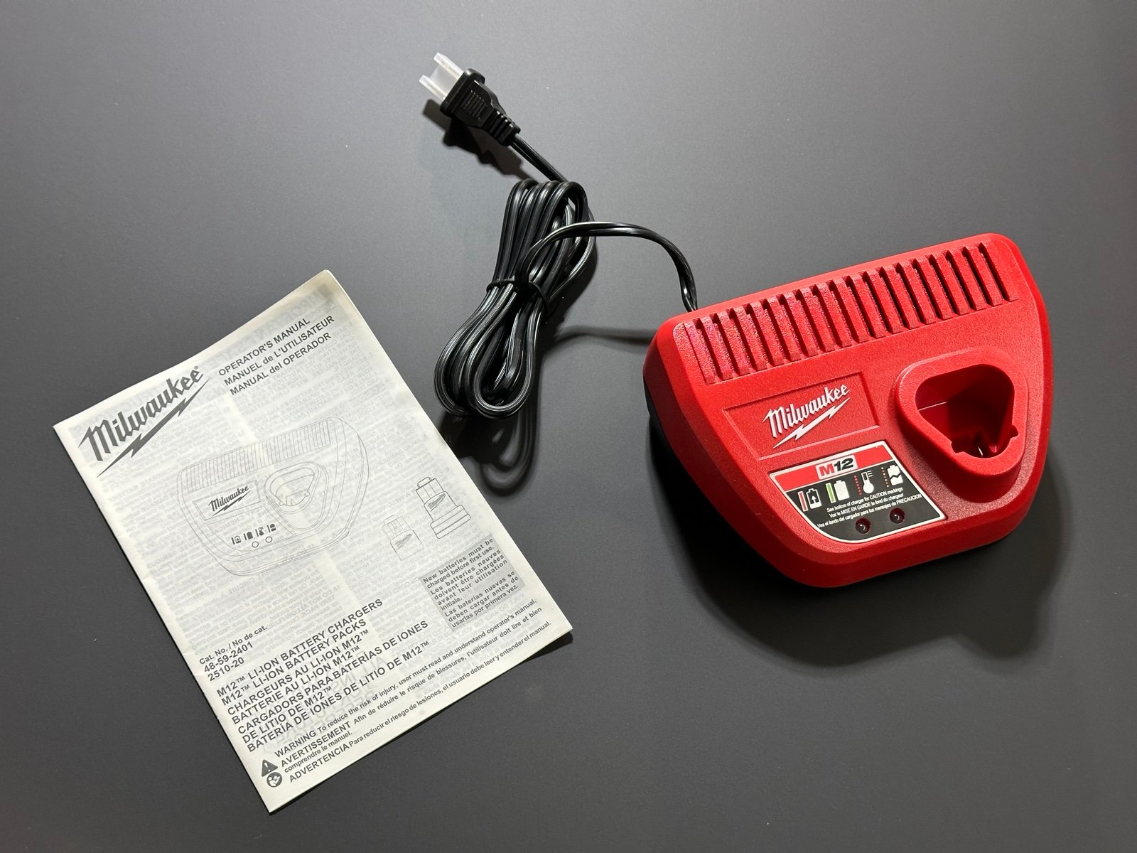 New Milwaukee m12 battery charger lithium ion 12 volt