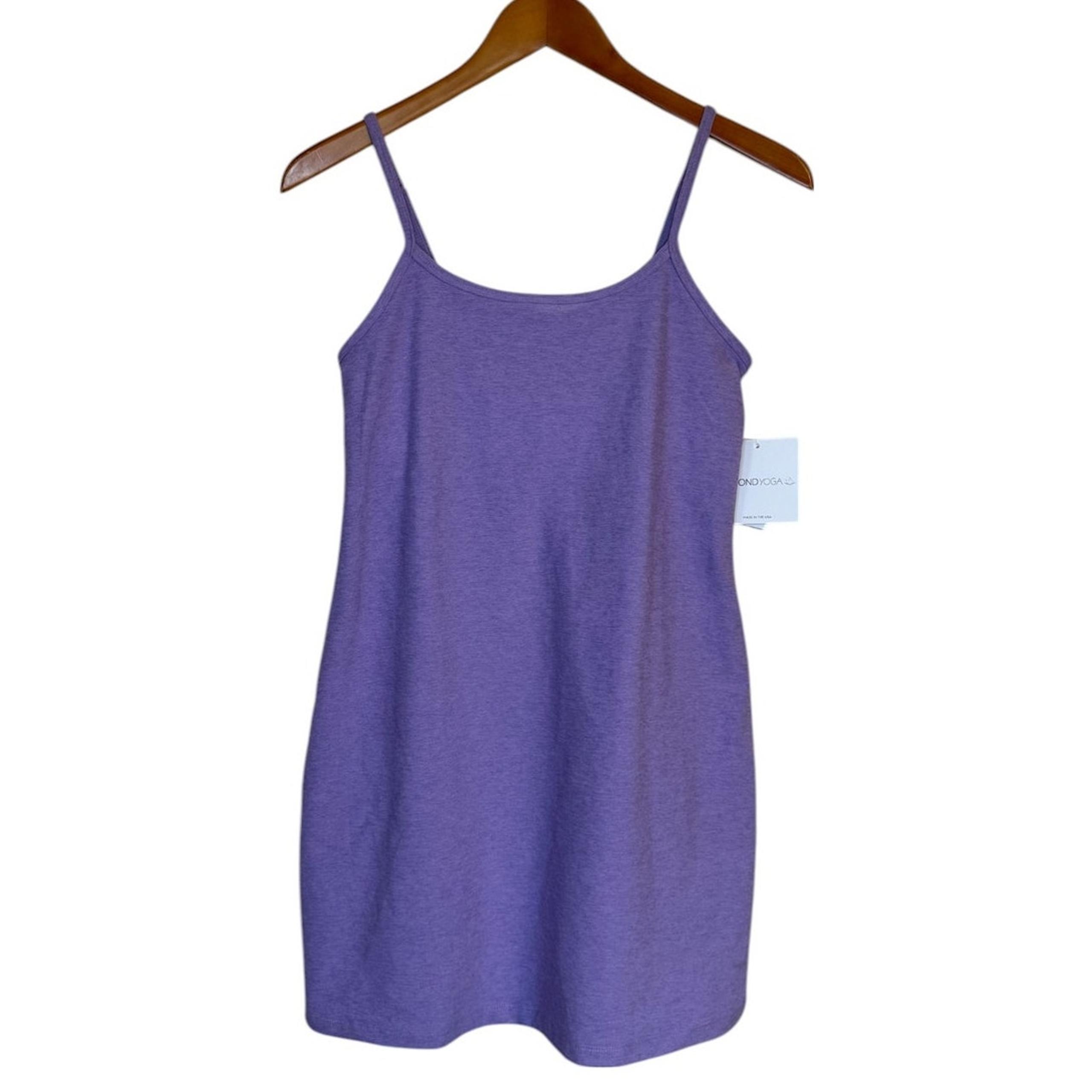 NWT Beyond Yoga Dress Women Small Purple Spacedye Essence 4 Way Stretch Comfort
