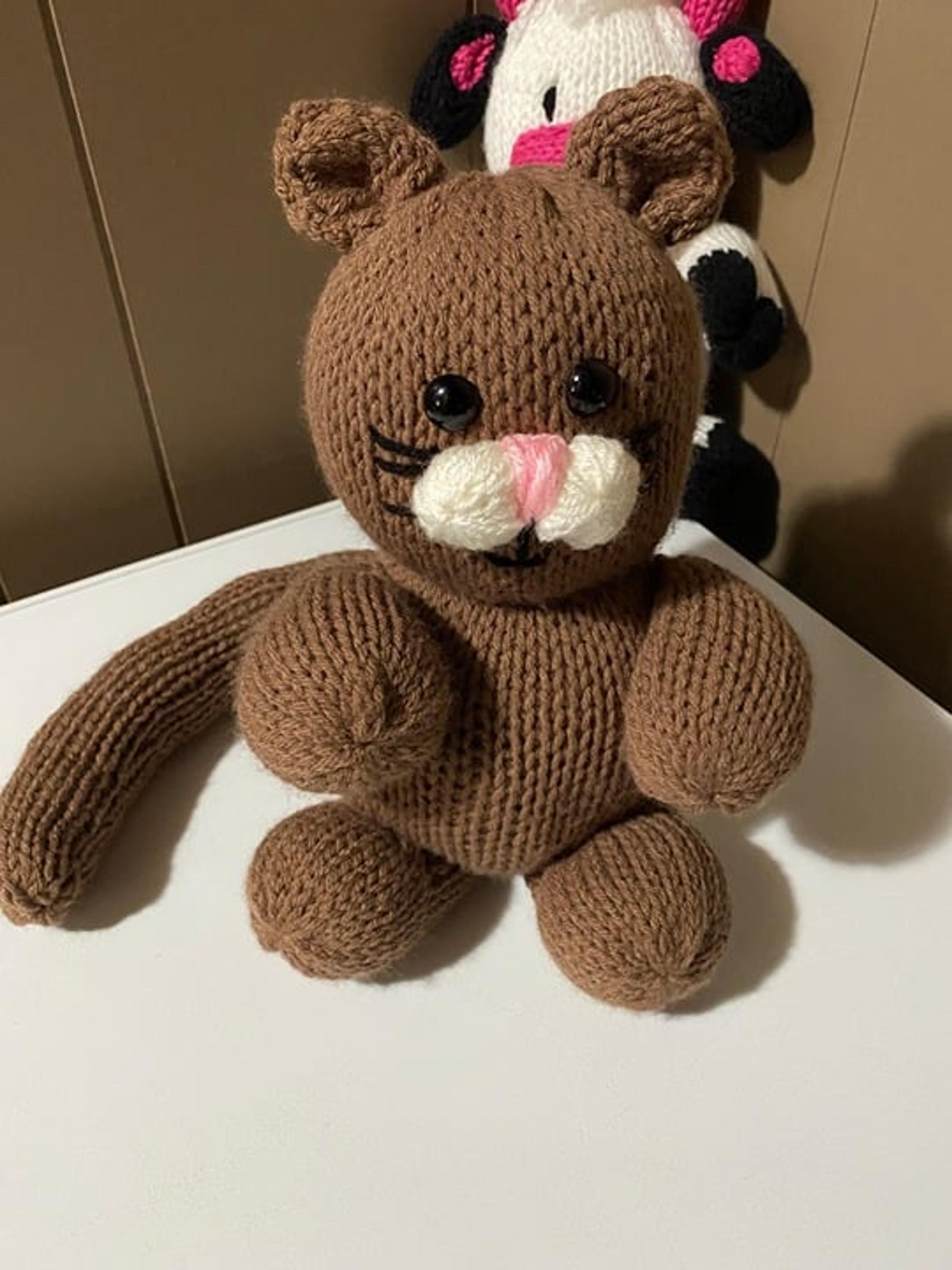 knitted cat