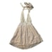 Beach Bunny Womens Small Halter Style Coverup Dress Cream V Neck Lined NWT