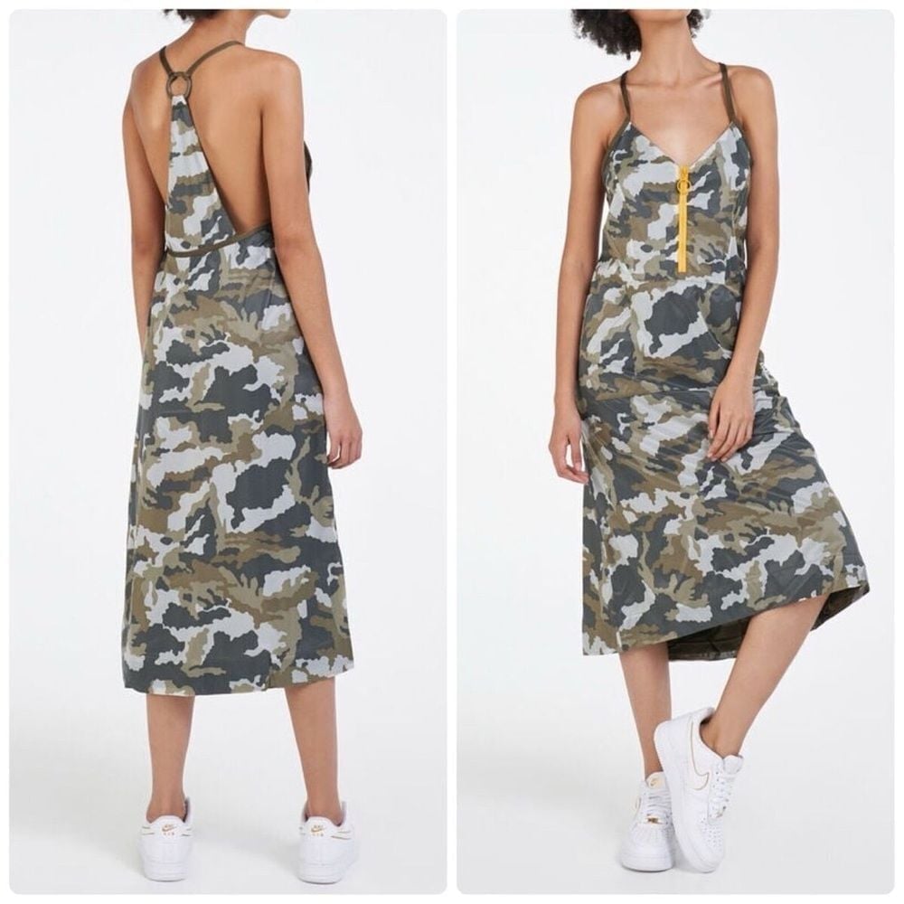 Nike NSW Camo Razorback Dress Size S