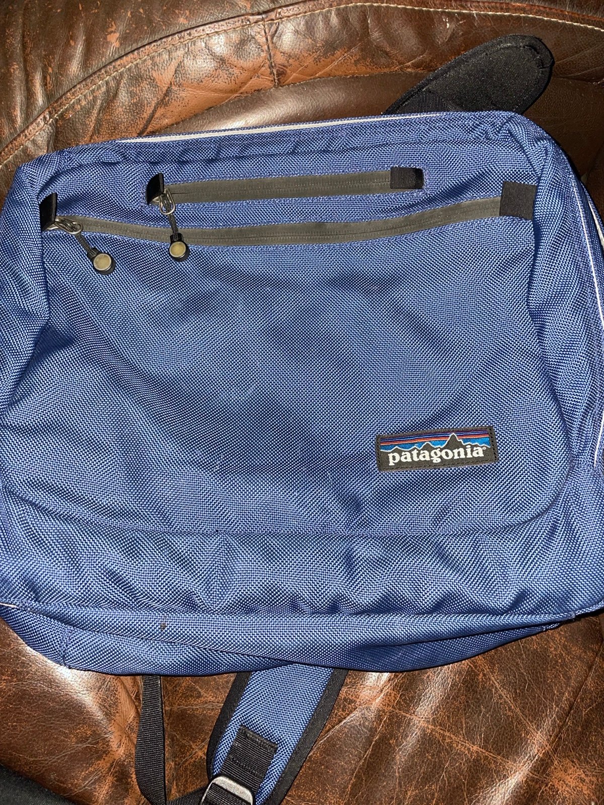Vintage Patagonia Messenger Bag blue