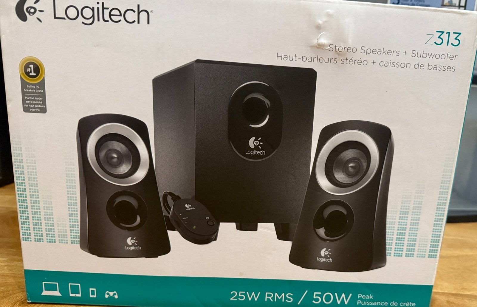 Boom for Your Buck: Logitech Z313 2.1 Speaker System Subwoofer for 37 obo