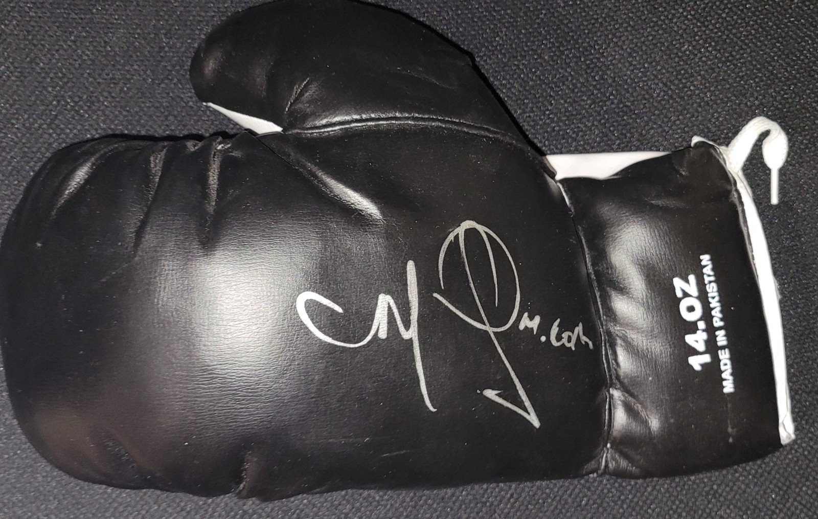 Boxing legend Miguel Cotto signed 14oz glove international Hall of Famer 2022