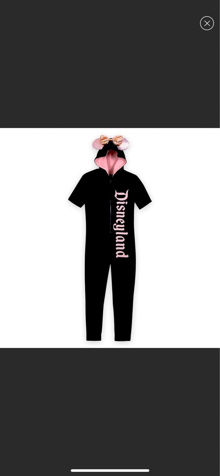 Minnie Mouse One Piece Adults XL Disneyland Outfit
