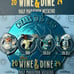 Disney Wine and Dine 2024 Half Marathon Weekend -Run Disney Pin -WDW-New on Card