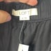 NWT Loft Outlet Pants Womens XL Black Textured Jogger Woven Lyocell Pull On