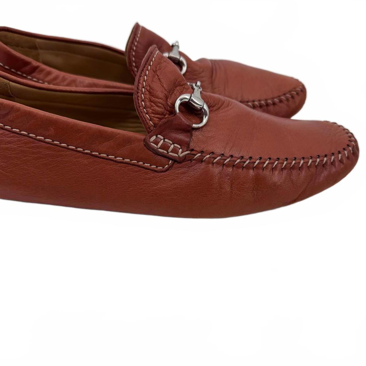Robert Zur Mens size 11.5 Brown Leather Driver Loafers & Slip Ons Moccasin Shoes