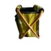 Regency Creations Bamboo Frame Picnic Caddy Napkin Utensil Holder Hawaiian