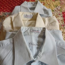 3 Men's Vintage Christian Dior Shirts