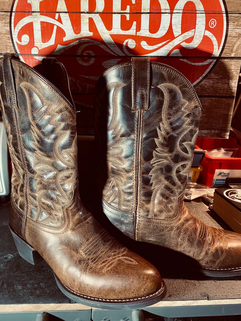 Laredo Mens Cowboy Boots Size 9 EW