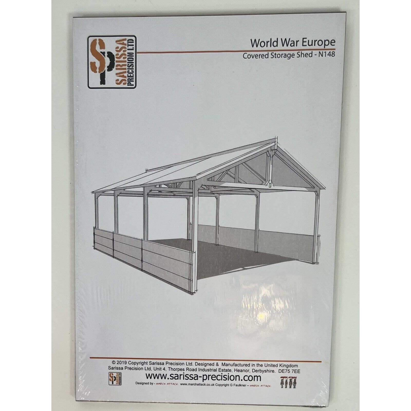 Sarissa Precision Covered Storage Shed N148 War World Europe