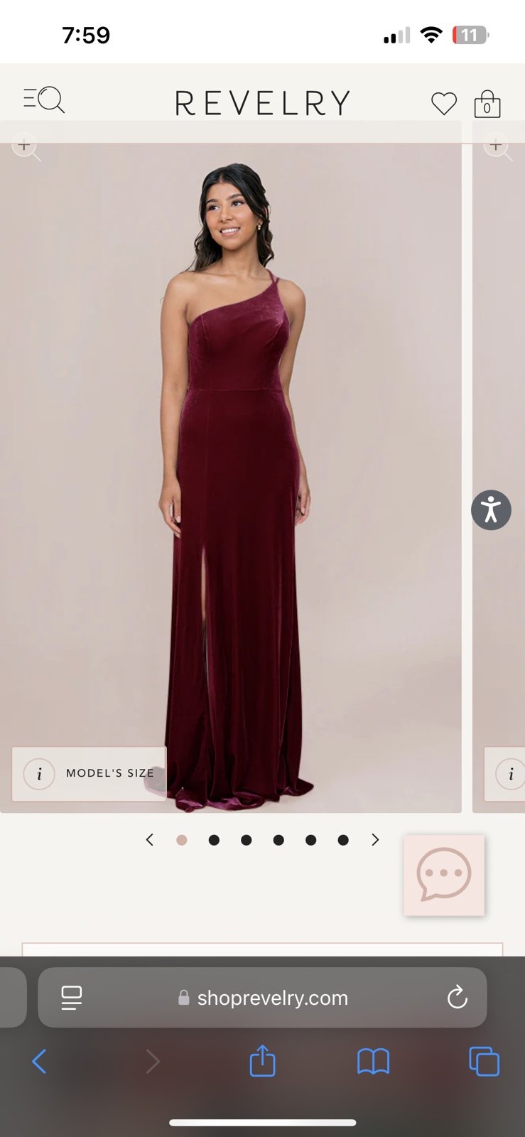 revelry bridesmaid dress