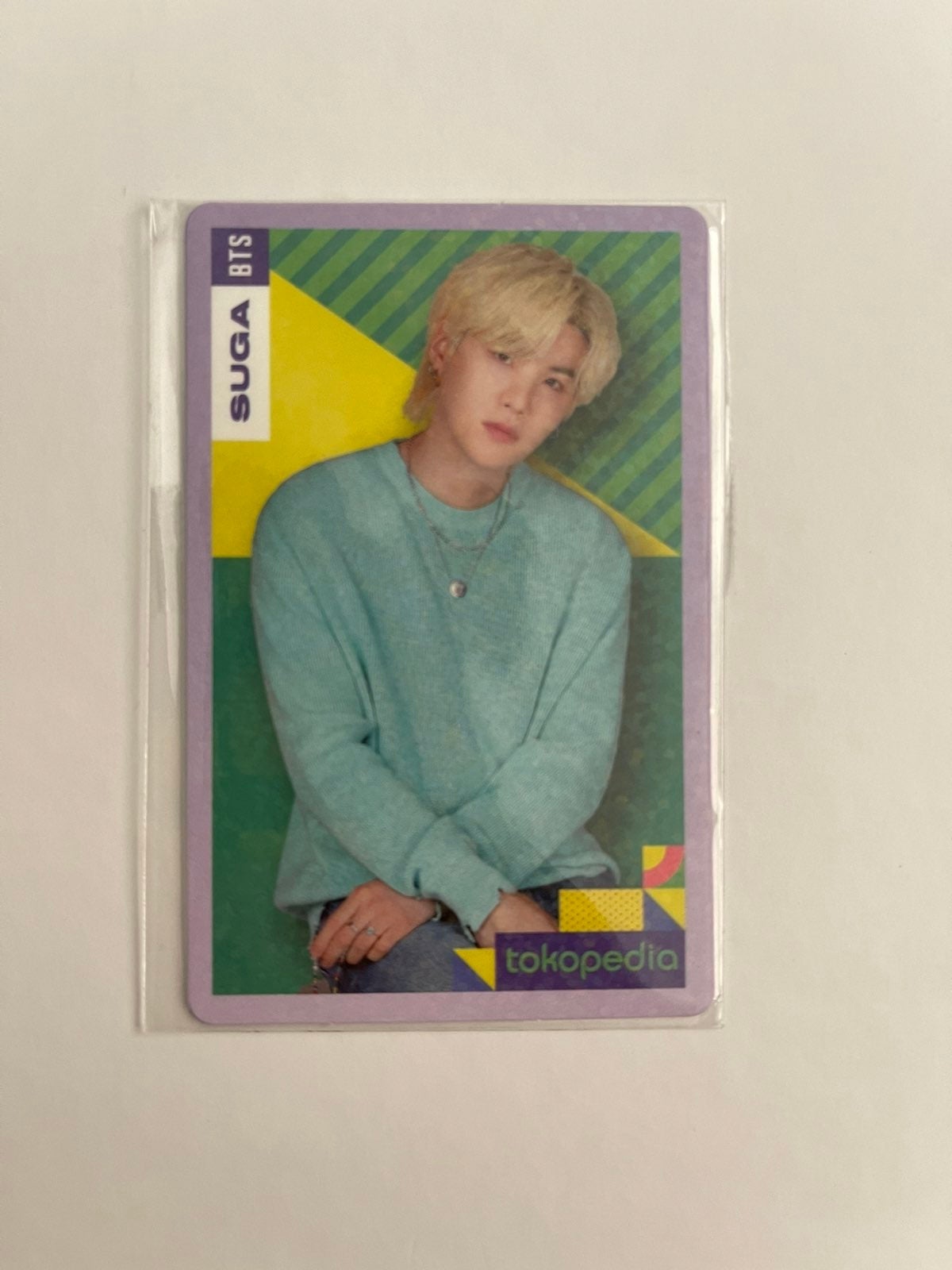 BTS x Tokopedia WIB Suga Holo Photocard