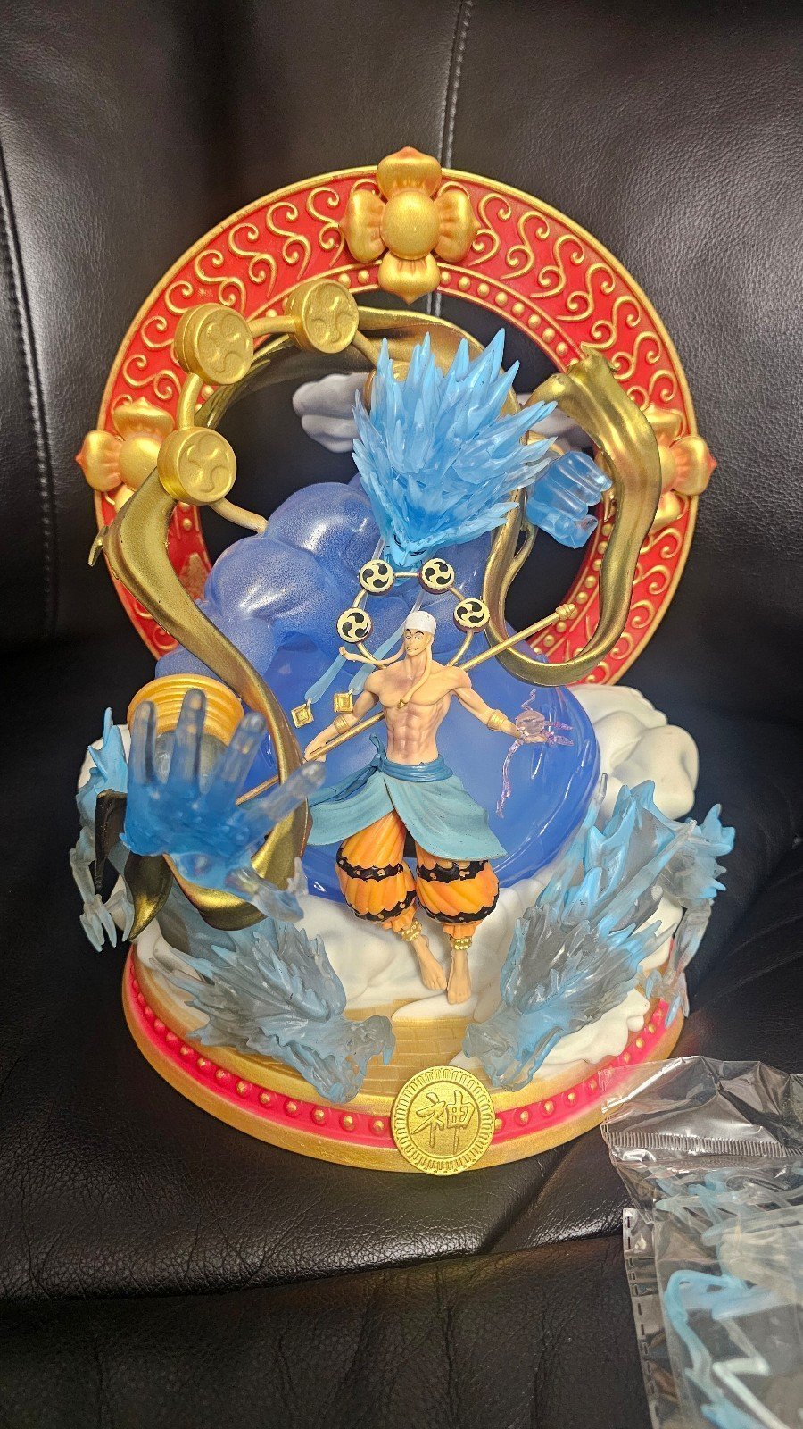 30cm One Piece Thor Enel God Action Figure Anime Collection Pvc Statue