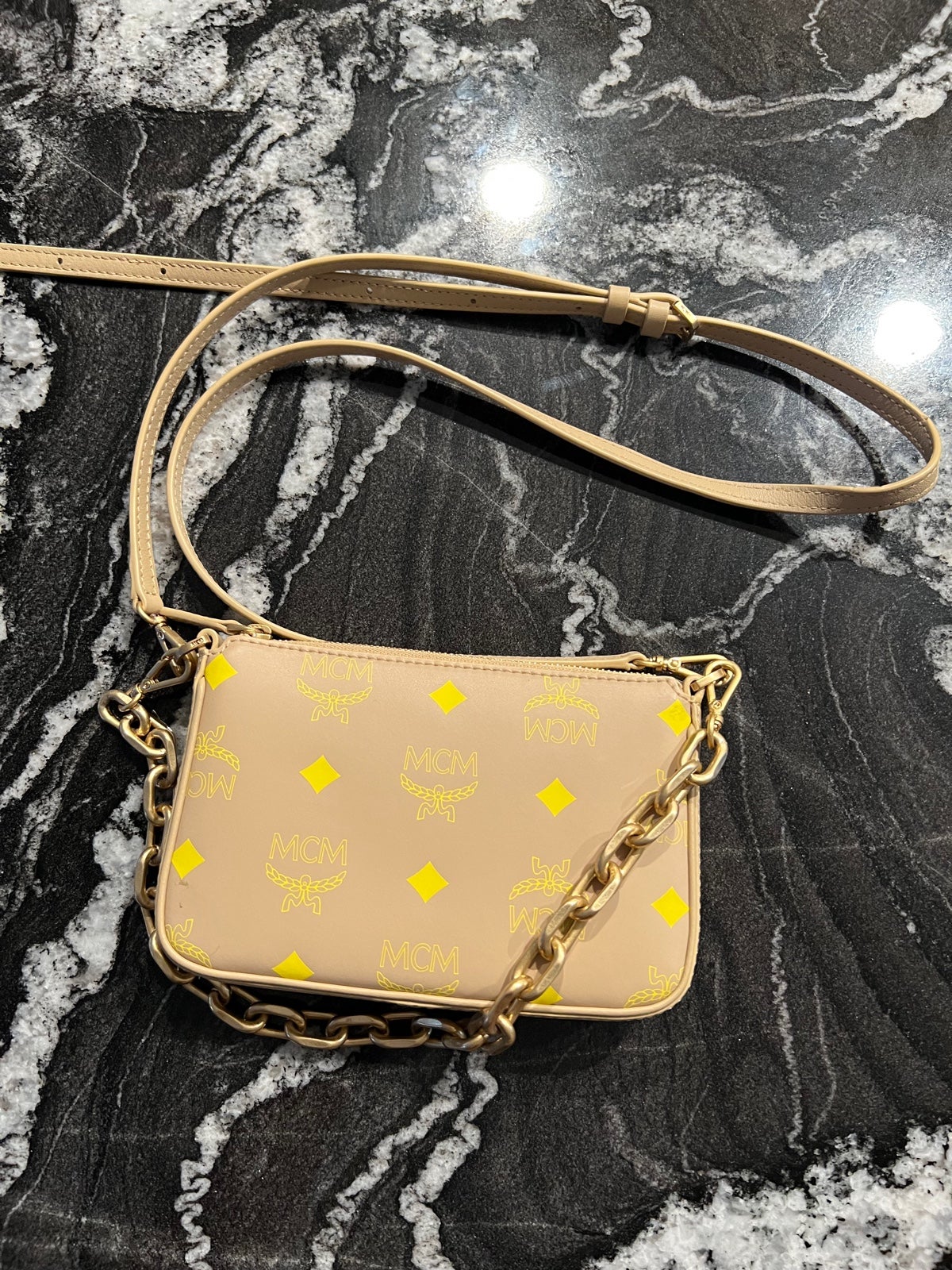 MCM Yellow Crossbody Bags for Women Mercari