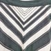 Meadow Rue dramatic zig zag black and white contrast full skirt size 12