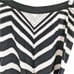 Meadow Rue dramatic zig zag black and white contrast full skirt size 12