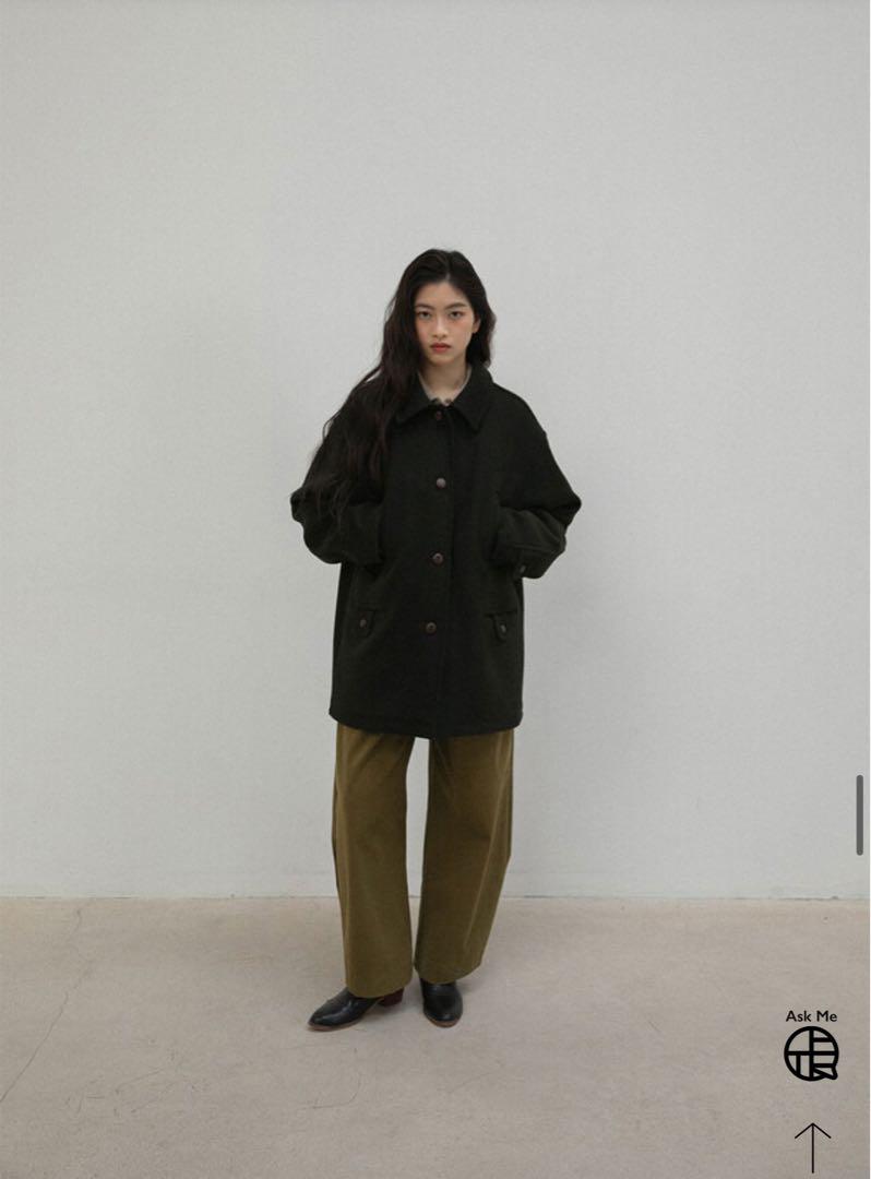 海外ブランド通販 公式サイト OHOTORO Wood Half Coat Wool ジャケット・アウター